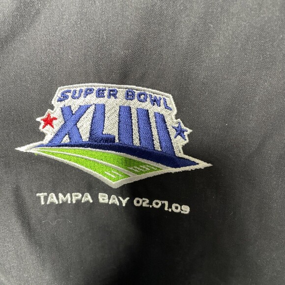Men's NFL Tampa Bay Superbowl Host 2009 NFL Zip Jacket Windbreaker Size X-Large - Picture 3 of 12